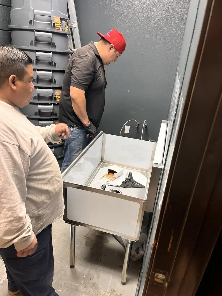 Commercial plumbing and sink installation in Mineral Wells